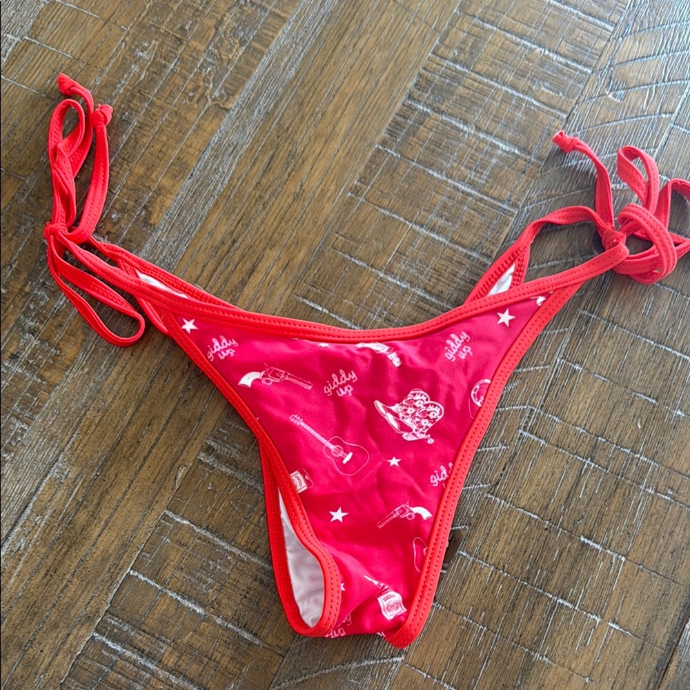 DIXXON GIDDY UP STRING BIKINI BOTTOM